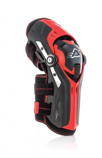 Rodilleras Acerbis Gorilla negro-rojo
