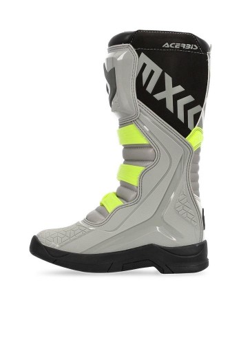 Botas Acerbis X-Team Gris-Amarillo