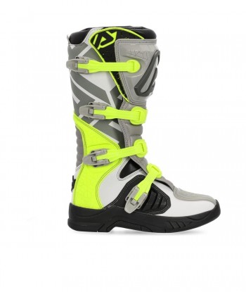 Botas Acerbis X-Team Gris-Amarillo
