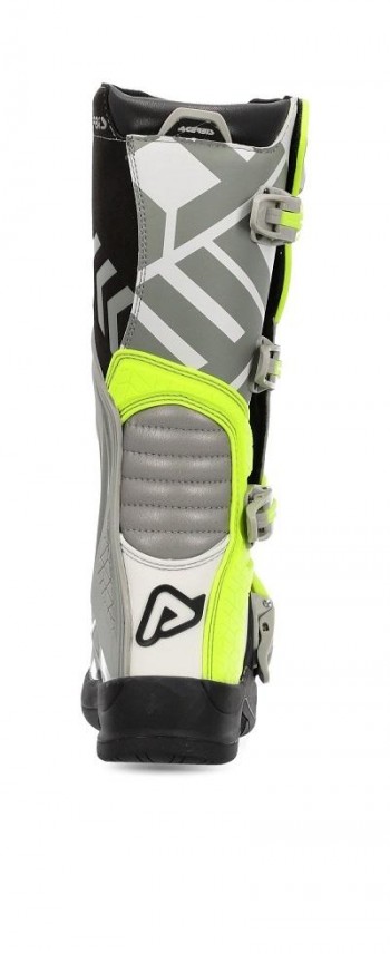 Botas Acerbis X-Team Gris-Amarillo