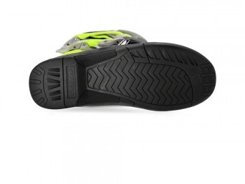 Botas Acerbis X-Team Gris-Amarillo