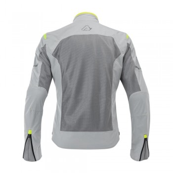 Chaqueta Acerbis Ramsey lady Vented Gris-Amarillo CE
