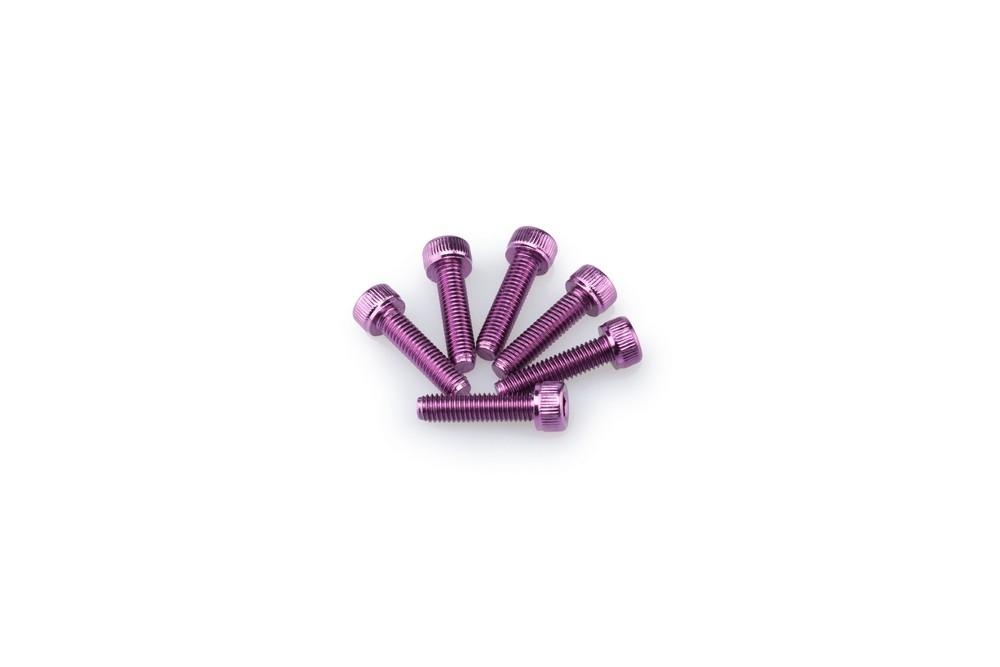 Blister 6 Tornillos allen M5X20MM. c/lila