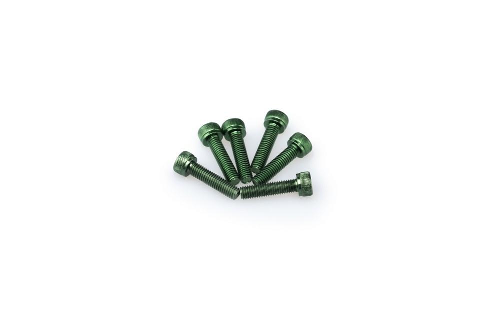 Blister 6 Tornillos allen M5X20MM. c/verde
