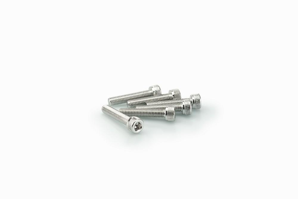 Blister 6 Tornillos allen M5X25MM. C/plata