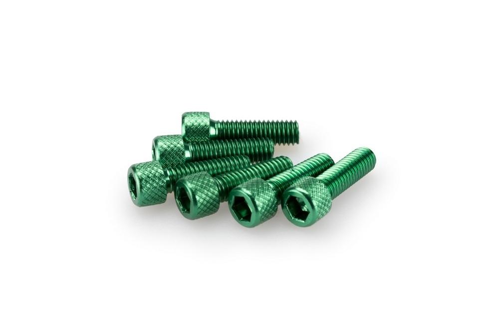 Blister 6 Tornillos allen M6X20MM. c/verde