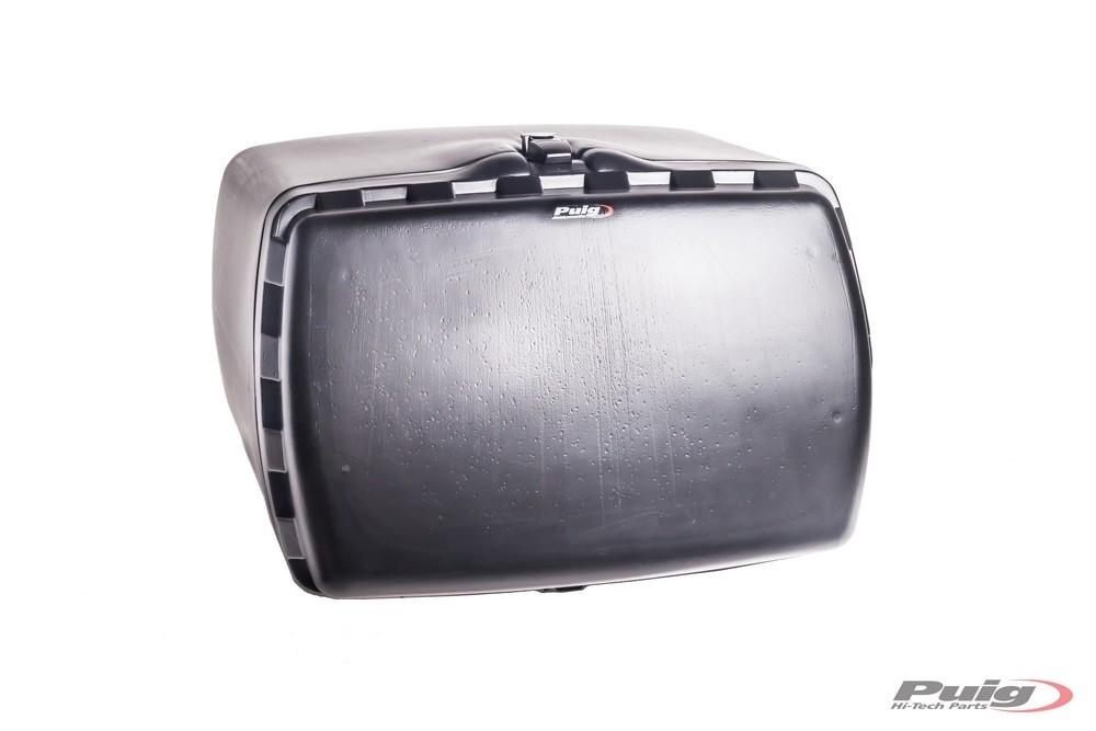 Baul reparto a domicilio Puig Maxi Box 90L con cerradura apertura trasera negro