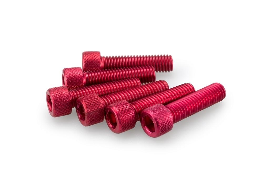 Blister 6 Tornillos allen M8X30MM. C/rojo