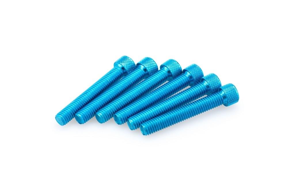 Blister 6 Tornillos allen M8X50MM. C/azul
