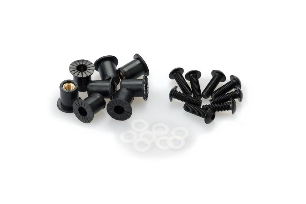 Kit tornilleria color negro