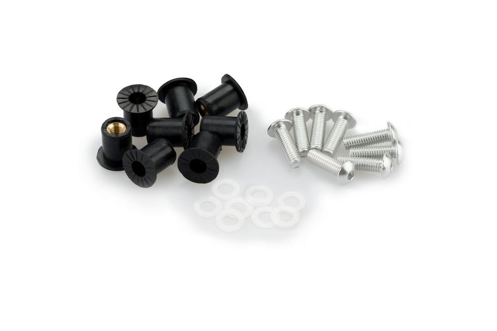 Kit tornilleria color plata