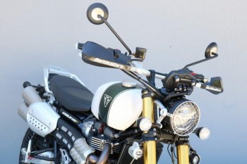 Estructura central aluminio paramanos Barkbusters para Triumph Scrambler 1200 2019-2022