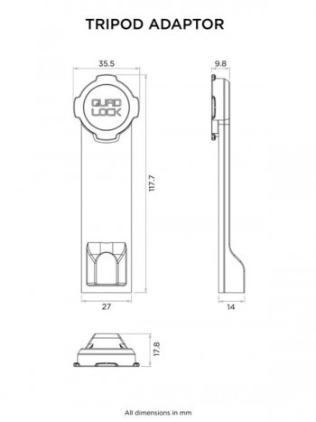 Adaptador de tripode QUAD LOCK