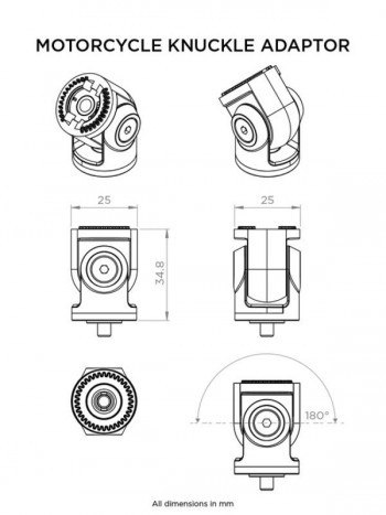 Adaptador de union articulado QUAD LOCK