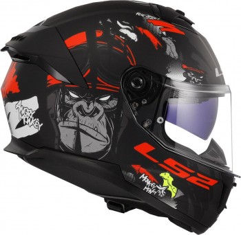 Casco LS2 FF808 Stream II Angry Monkey