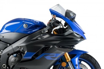 Alerones downforce laterales sport Yamaha YZF-R6 2017-2020, R6 Race 2022-2024 negros
