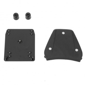 Baul 36L Piaggio Beverly Blanco Perla 566 respaldo negro