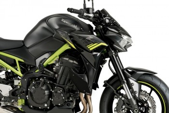 Alerones downforce laterales naked Kawasaki Z900 2020-2024 negros