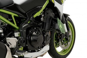 Alerones downforce laterales naked Kawasaki Z900 2020-2024 verdes