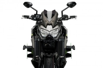 Alerones downforce laterales naked Kawasaki Z900 2020-2024 verdes
