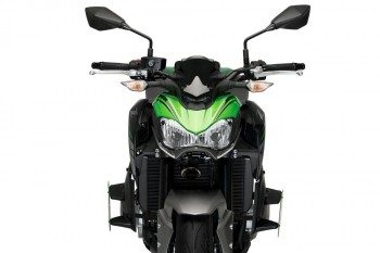 Alerones downforce laterales naked Kawasaki Z900 2017-2019 verdes