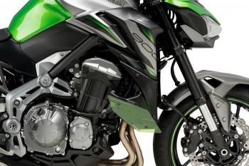 Alerones downforce laterales naked Kawasaki Z900 2017-2019 verdes