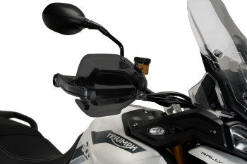 Extensiones paramanos original Triumph Tiger 850 Sport 2020-2024, Tiger 900 /GT 2020-2024 ahumadas oscuras