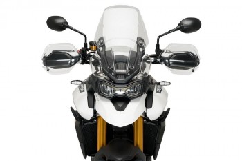 Extensiones paramanos original Triumph Tiger 850 Sport 2020-2024, Tiger 900 /GT 2020-2024 transparentes