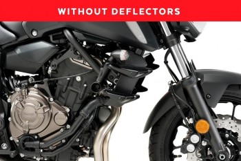 Alerones downforce laterales naked Yamaha MT-07 2018-2020 negros