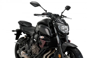 Alerones downforce laterales naked Yamaha MT-07 2018-2020 rojos