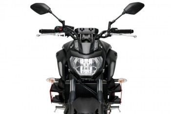 Alerones downforce laterales naked Yamaha MT-07 2018-2020 rojos