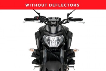 Alerones downforce laterales naked Yamaha MT-07 2018-2020 rojos