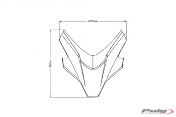 Cupula Yamaha MT-07 2021-2024 Puig New Generation Sport Plus azul