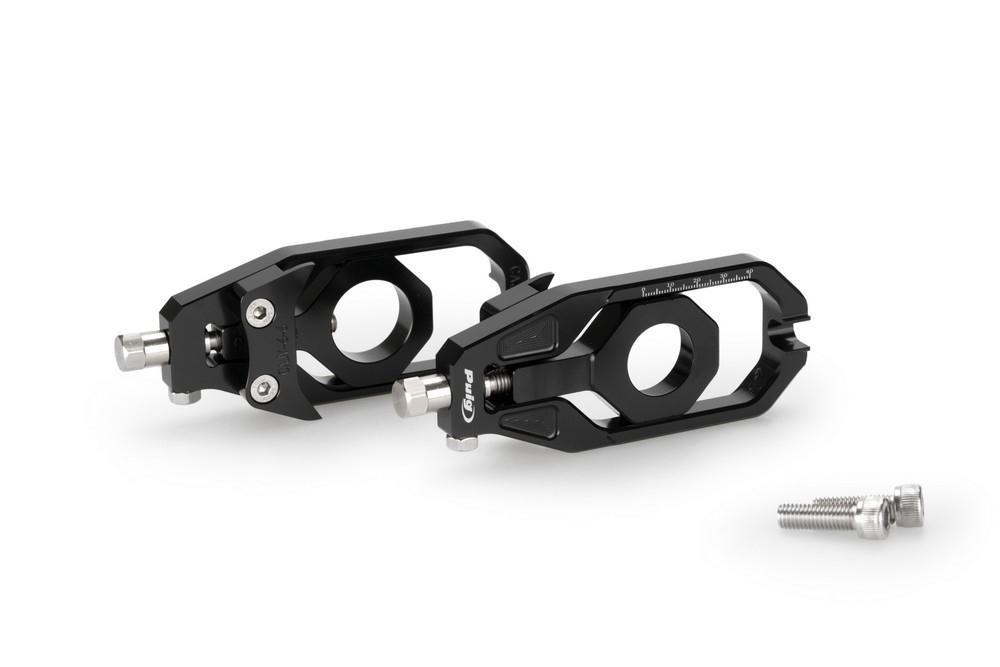 Tensores cadena aluminio CNC Yamaha T-Max 530 2012-2019, T-Max 560 2020-2024 negros