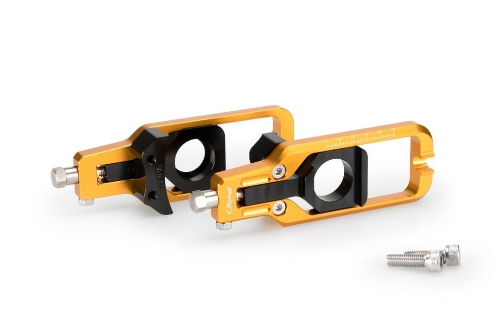 Tensores cadena aluminio CNC Yamaha YZF-R1 2009-2014 color oro