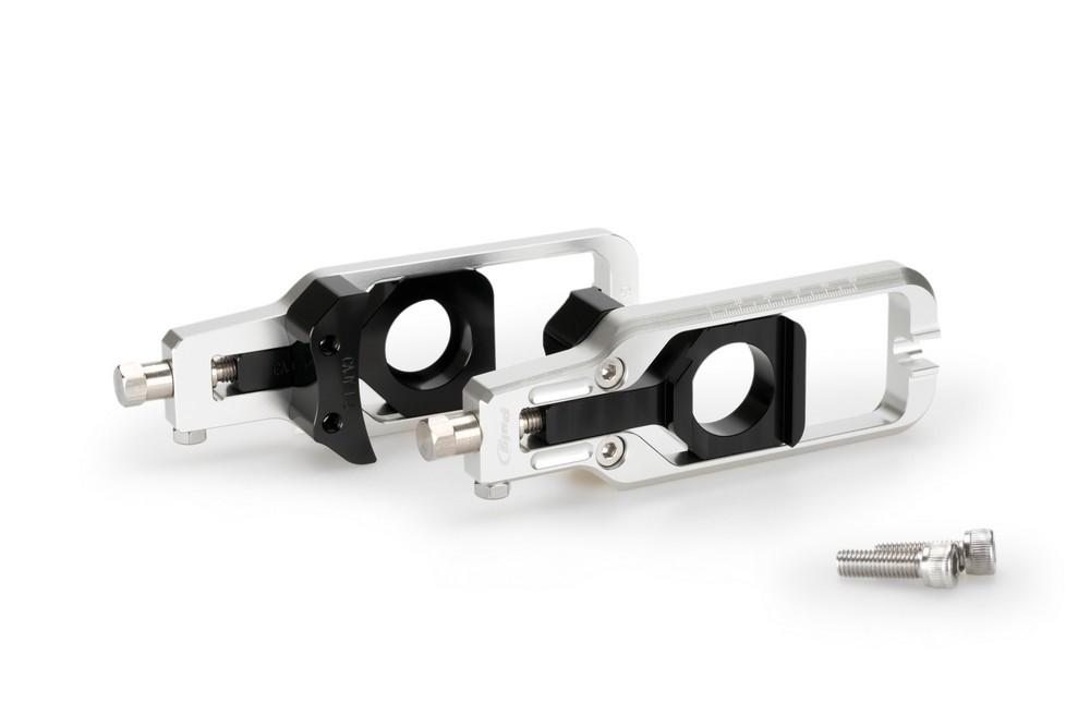 Tensores cadena aluminio CNC Yamaha YZF-R1 2009-2014 platas