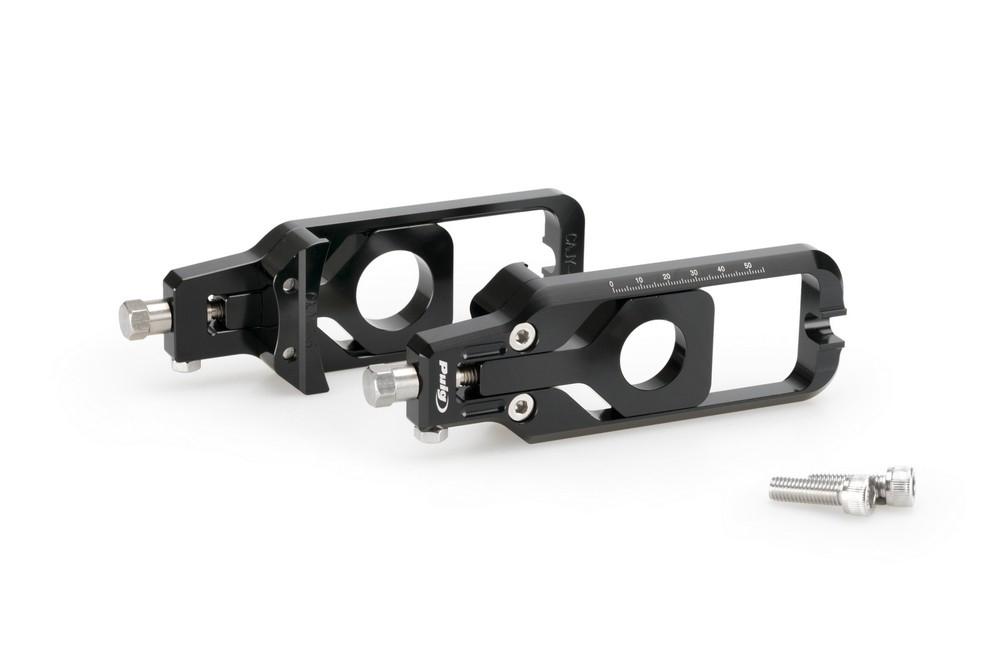 Tensores cadena aluminio CNC Yamaha MT-10 2016-2020, YZF-R1 2015-2019 negros