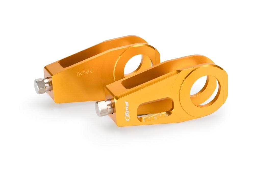 Tensores cadena aluminio CNC Yamaha YZF-R6 2006-2016 color oro