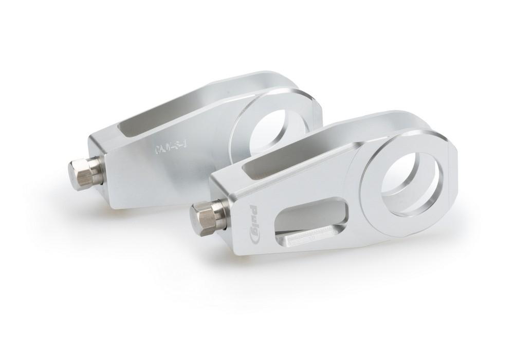 Tensores cadena aluminio CNC Yamaha YZF-R6 2006-2016 platas