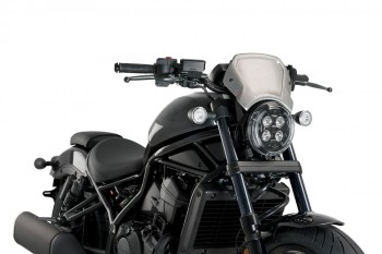 Placa frontal Honda CMX1100 Rebel 2021-2024 aluminio plata