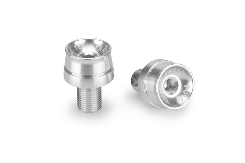 Contrapesos manillar para manillares Puig M16/150 modelo Speed platas
