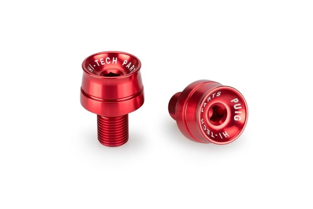 Contrapesos manillar para manillares Puig M16/150 modelo Speed rojos