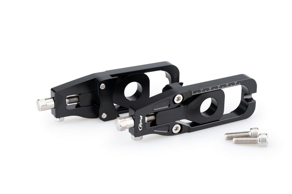 Tensores cadena aluminio CNC Kawasaki Z900 2017-2024 negros