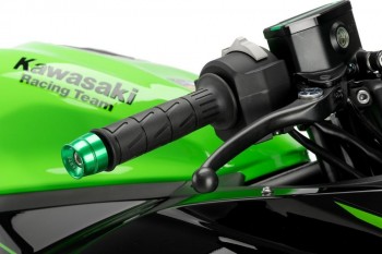 Contrapesos manillar Kawasaki modelos diversos Puig Speed verdes