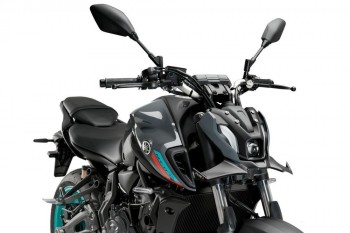Aleron downforce frontal naked Yamaha MT-07 2021-2024 negro mate
