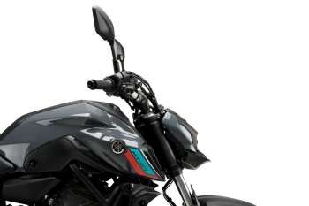 Aleron downforce frontal naked Yamaha MT-07 2021-2024 negro mate