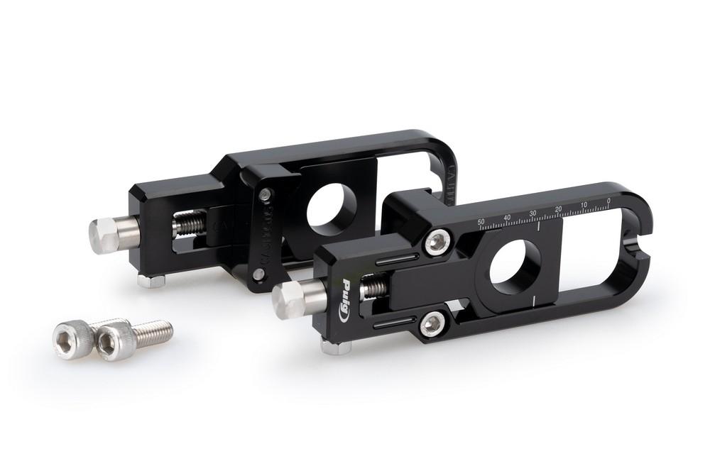 Tensores cadena aluminio CNC Honda XL750 Transalp 2023-2024, CRF1100L Africa Twin 2020-2024 negros