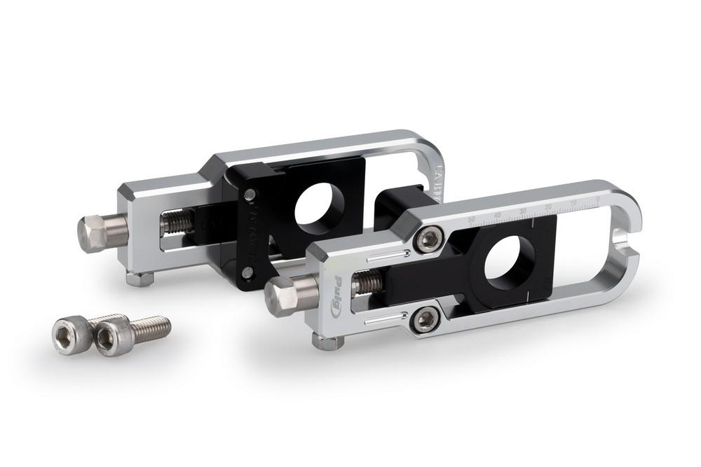 Tensores cadena aluminio CNC Honda XL750 Transalp 2023-2024, CRF1100L Africa Twin 2020-2024 platas