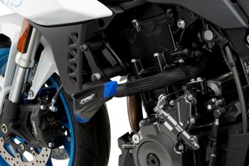 Protectores motor Suzuki GSX-8S 2023-2024 Puig Pro 2.0 negros