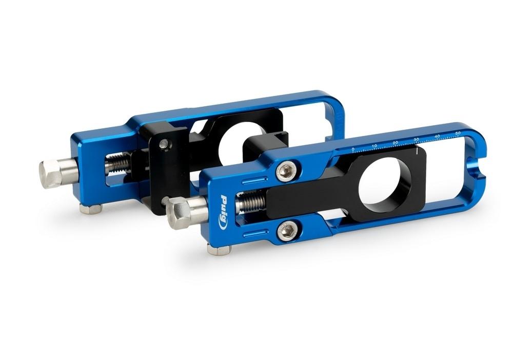 Tensores cadena aluminio CNC Suzuki GSX-8R 2024, GSX-8S 2023-2024 azulesENA PARA SUZUKI GSX-8S 23'- C/AZUL